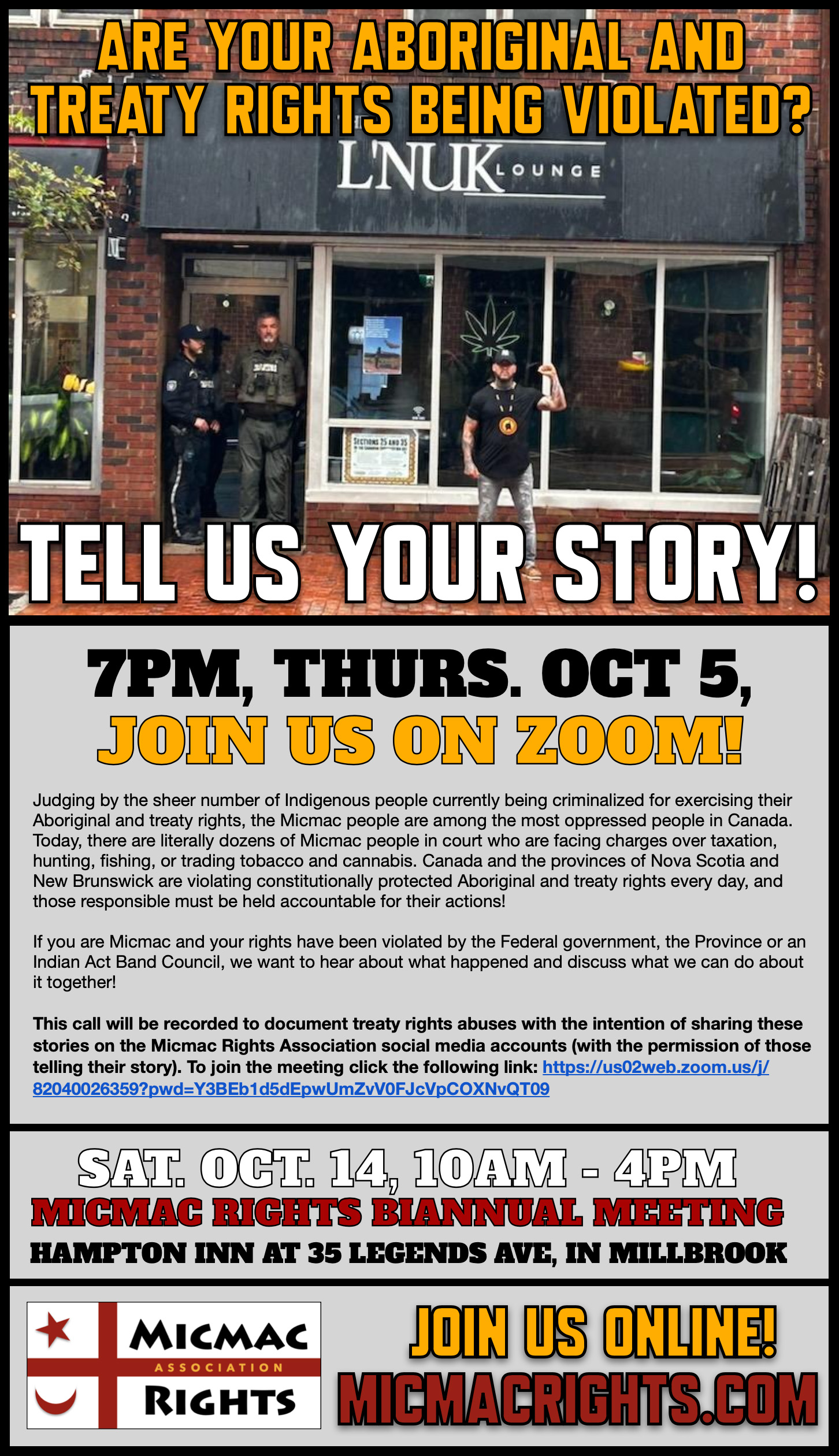 Are your aboriginal and treaty rights being violated? Mi'kmaq Rights