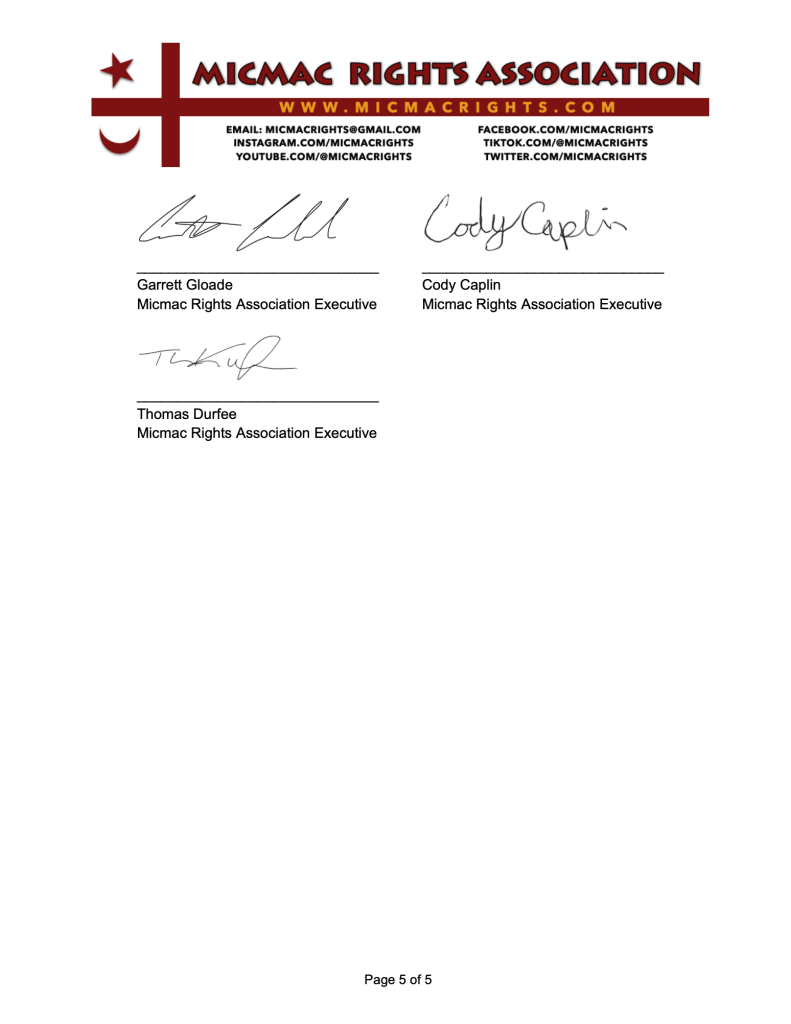 MRA receives response from Premiers, issues letter in reply – Mi'kmaq ...